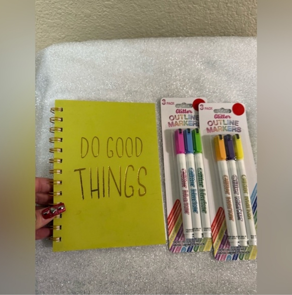 Notebook & Gel Pens set